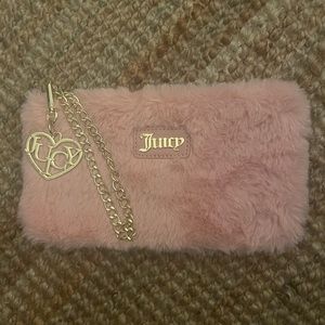 Juicy Couture Faux Fur Wristlet